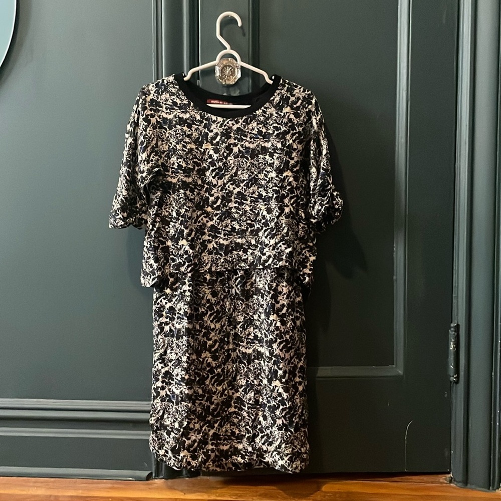 Comptoir des Cotonniers silk floral print dress